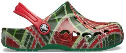Crocs Kids Baya Holiday Plaid Clog T Gyerek papucs (210785-310 C9)