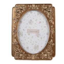 Clayre & Eef Arany színű rózsás képkeret - szep-otthon - 6 080 Ft