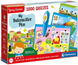 Clementoni Stilou interactiv cu 1000 de quiz-uri pentru dezvoltarea abilităților - Clementoni (50213)
