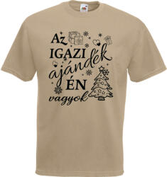  Az igazi ajándék én vagyok - Karácsonyi Férfi Póló (192753)
