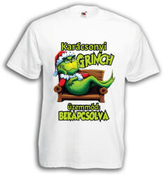  Grincs üzemmód bekapcsolva - Karácsonyi Férfi Póló (290344)
