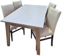 Alpino Set Masa LONDON, 140cm , cu 4 Scaune SIMGE Fildes