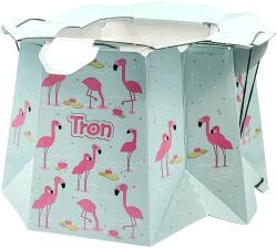  Tron Eko, oliță de călătorie de unică folosință pentru copii, flamingo, 1 buc Olita