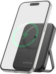 BOROFONE Power Bank 5000mAh BJ51 Kody - Type C - PD 20W mágneses indukciós töltéssel fekete