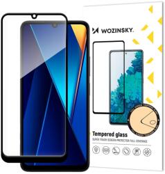 Wozinsky Full Glue edzett üveg fekete kerettel Xiaomi POCO C65/Xiaomi Redmi 13C üvegfólia