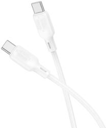 BOROFONE Kabel BX113 Lenny - Type C to Type C - PD 60W 3A 1 méter fehér