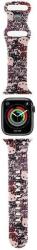 Hello Kitty Szilikon Tag Graffiti Szíj Apple Watch 38/40/41mm - Rózsaszín