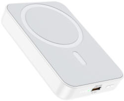 BOROFONE Power Bank 10000mAh Plus Reach - Type-C - PD 20W mágneses indukciós töltéssel fehér