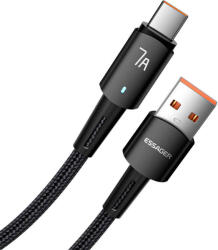 Essager USB kábel Essager EXC7A-CG01-P USB - USB-C 100W 1m (fekete)