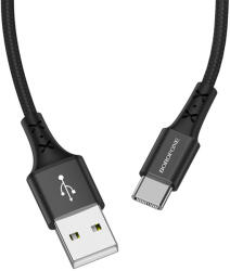 BOROFONE Kábel BX20 Enjoy - USB-ről Type C-re - 2A 1 méter fekete