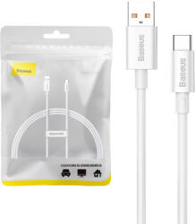 Baseus Superior USB - USB-C kábel, 100W, 1m (fehér) - smartdiszkont