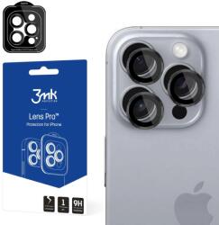 3mk Protection Apple iPhone 16 Pro /16 Pro Max - 3mk Objektívvédelem Pro Fekete üvegfólia