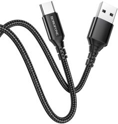 BOROFONE BX54 Ultra Bright USB - USB Type-C kábel 2.4A 1m fekete