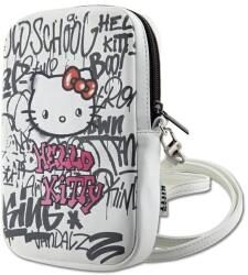 Hello Kitty Graffiti Kitty Fej táska - fehér