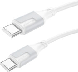 BOROFONE Kábel BX101 Creator - Type C to Type C - 60W 3A 1 méter fehér