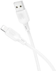 BOROFONE Kábel BX113 Lenny - USB-ről Lightning-re - 2, 4A 1 méter fehér