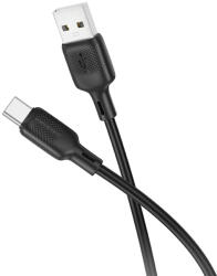 BOROFONE Kábel BX113 Lenny - USB Type-C - 3A 1 méter fekete,