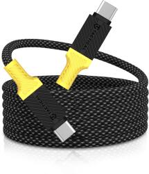 Tactical MagRope USB-C/USB-C 1m Fekete/Sárga kábel