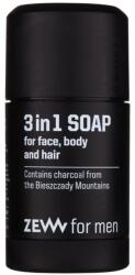Zew For Men 3 in 1 Soap természetes puha szappan arcra, testre és hajra 3 az 1-ben 85 ml