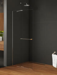 NEW TRENDY Smart perete cabină de duș walk-in 90 cm crom luciu/sticla transparentă EXK-6622-WU (EXK6622WU)