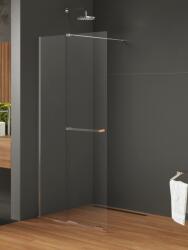 NEW TRENDY Smart perete cabină de duș walk-in 80 cm crom luciu/sticla transparentă EXK-6621 (EXK6621)