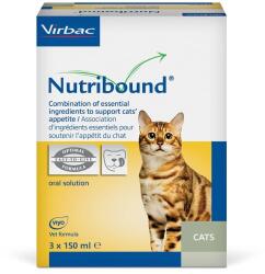 Virbac Nutribound 3x150 ml solutie orala pisici in convalescenta