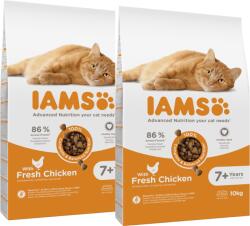 Iams for Vitality pentru pisici senior cu pui proaspat 20 kg (2 x 10 kg)