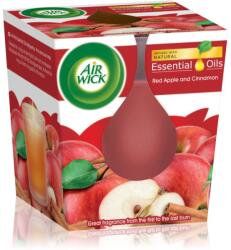 Air Wick Essential Oil Red Apple & Cinnamon lumânare parfumată 105 g