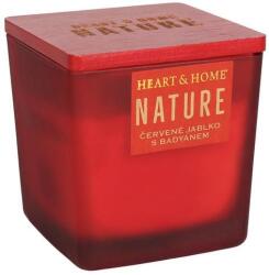Heart & Home Nature Piros alma csillagánizzsal - piros 210 g