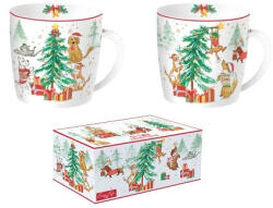 Easy Life Porcelán bögreszett 2db-os, dobozban, 350ml, Christmas Gang