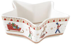 Easy Life Nuova R2S Polar Express porcelán csillag tál 15x5cm, díszdobozban