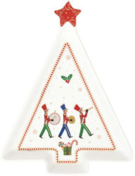 Easy Life Nuova R2S Polar Express porcelán fenyőtálca 21x16cm, díszdobozban