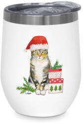 PPD - Paper Product Design Rozsdamentes acél hőtartó pohár 0, 35l, Christmas Kitty