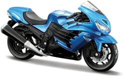 Maisto Kawasaki Ninja ZX-14R motorkerékpár modell kék