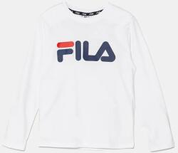 Fila gyerek pamut hosszú ujjú felső BREY fehér, FAK0378 - fehér 122-128