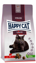 Happy Cat Sterilised marhás táp 1, 3 kg