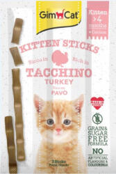 GimCat Sticks Kitten pulyka 3x90 g