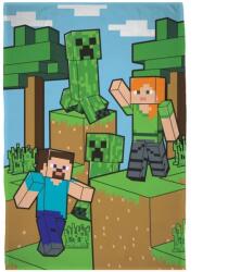 Carbotex Minecraft Encounter polár takaró 100x150cm (HAX604579)