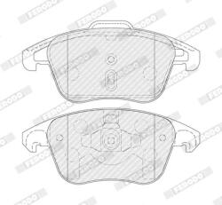 FERODO set placute frana, frana disc FERODO PREMIER ECO FRICTION FDB5448 (FDB5448)