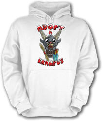 Fruit of the Loom Adopt a Krampus - Unisex Kapucnis Pulóver (866044)