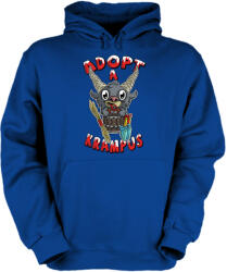 Fruit of the Loom Adopt a Krampus - Unisex Kapucnis Pulóver (kupadkram5)