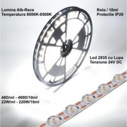  Rola banda led Interior Alb rece 24V -480LED-200W- 10ML (18A165)