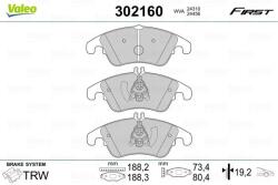 VALEO set placute frana, frana disc VALEO 302160 - piesa-auto