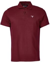 Barbour Tartan Pique Polo Shirt - Ruby - XXXL