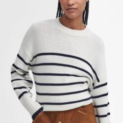 Barbour Belmore Striped Crew Neck Jumper - Ecru - 16/44