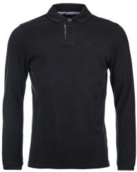 Barbour Essential Long-Sleeve Polo Shirt - Black - XL