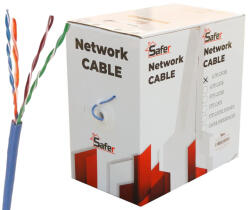 Safer Cablu de retea UTP Cat5e, cupru, 305 metri, Safer, SAF-UTP1LN5E-305M-CU (SAF-UTP1LN5E-305M-CU)