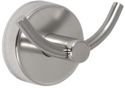 Sanela Két akasztós fogas Sanela rozsdamentes acél fényes SLZN57 (95570)