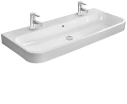 Duravit Mosdó Duravit Happy D. 2 120x50, 5 cm fehér színben fényes felülettel két nyílással a csaptelep számára 23181200261 (23181200261)