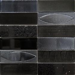 Mosavit Üvegmozaik Mosavit Geo negro 30x30 cm matt/fényes GEONE (GEONE)